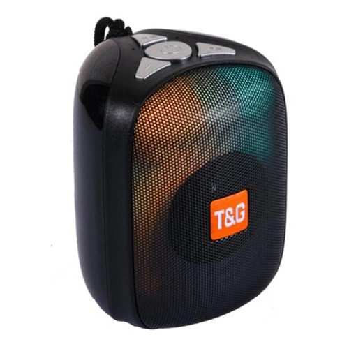 Портативна музична блютуз колонка T&G 609, чорний Bluetooth