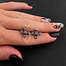 Сережки з нержавіючої медичної сталі "Ейфорія", фото 3