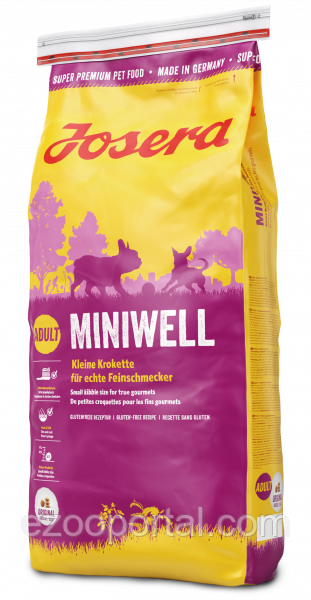 Josera сухий корм для собак MINIWELL 15кг