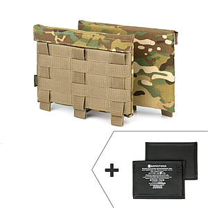 Комплект бічного захисту (кишені + балістичні пакети) "Multicam" - 15*20 см