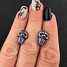 Сережки з нержавіючої медичної сталі "Доната", фото 3