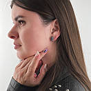 Сережки з нержавіючої медичної сталі "Доната", фото 5