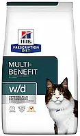 Корм Hill's Prescription Diet Feline W/D сухий для лікування цукрового діабету у котів 1.5 кг