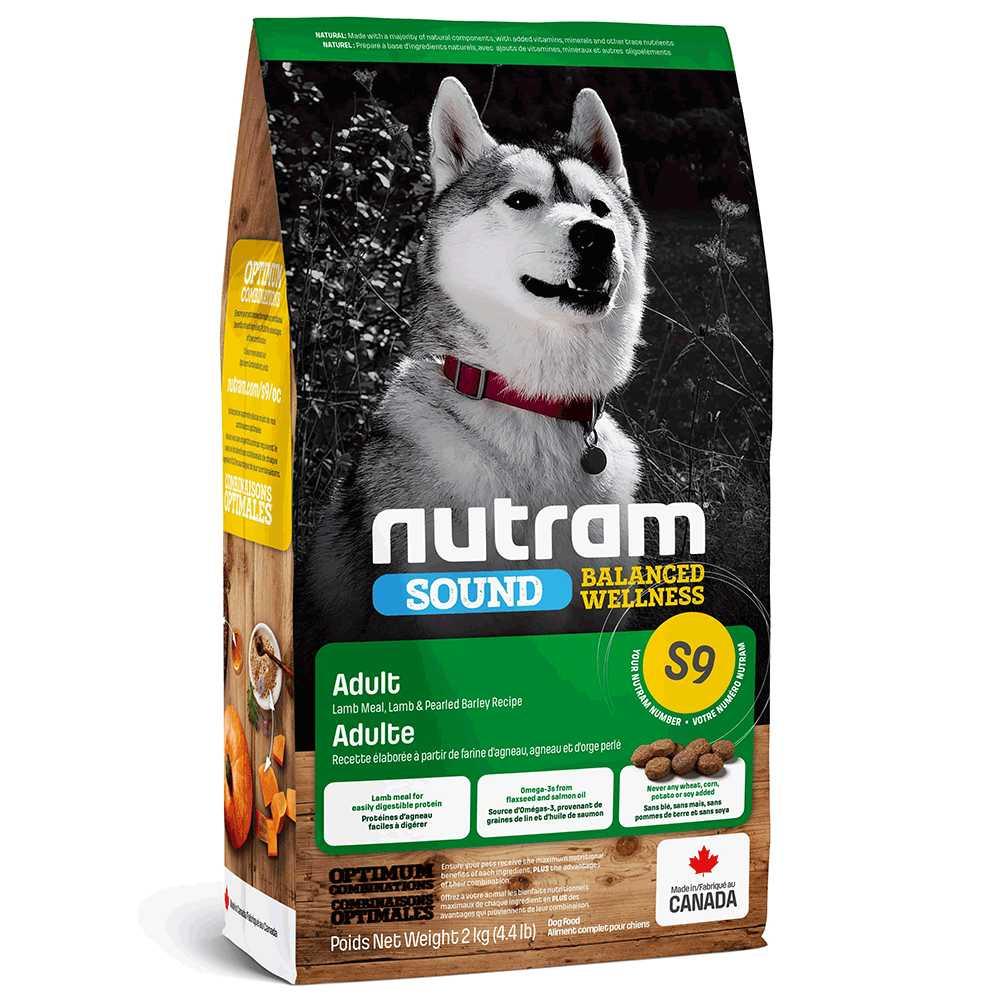 S9 Сухой корм для собак Nutram Sound BW Holistic Lamb & Barley, 11.4кг Нутрам с ягненком и ячменем - фото 1 - id-p1877340329