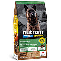 T26 Сухой корм для собак NUTRAM Total GF Holistic Lamb & Lentils 11.4кг Нутрам с ягненком и чечевицей без
