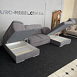 П-подібної форми диван в тканині, фото 5