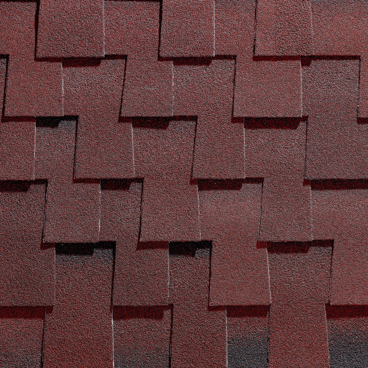 Бітумна черепиця Світондейл Нордіка Червоний Sweetondale Nordica Red, фото 1