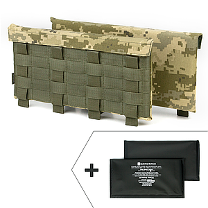 Комплект бічного захисту (кишені + балістичні пакети) "Pixel MM14" - 15*30 см