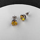 Сережки з нержавіючої медичної сталі "Клара", фото 2