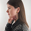 Сережки з нержавіючої медичної сталі "Клара", фото 5