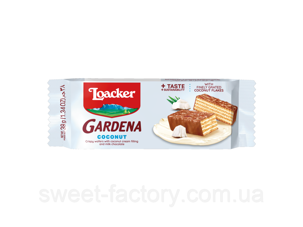 Вафля Loacker Gardena Coconut 38g, фото 1
