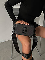 Marc Jacobs Total Black 20х12х7 женские сумочки и клатчи высокое качество