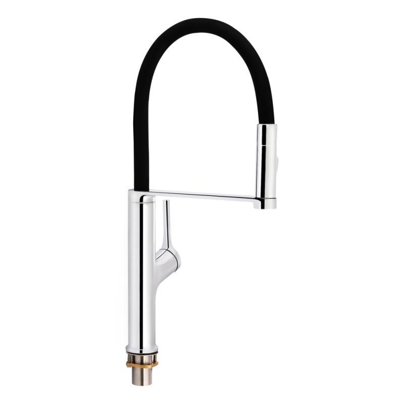 Змішувач для кухні Qtap Kuchyne 91105AC з рефлекторним виливом, фото 1