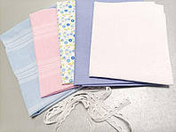 Набір тканини бавовняної для рукоділля та печворку- 5 шт 50см.кв