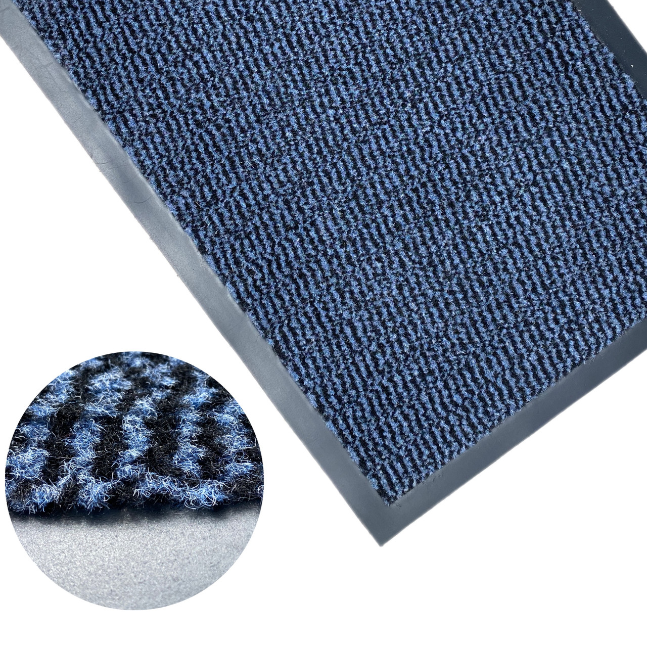 60х90 см Floorcoverings bv Leyla 30 (синій колір) брудозахисний килим для офісу, магазину та дому.