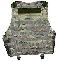 Плитоноска зі встановленням бічного та кевларового захисту кордура Kirasa мультикам, фото 2