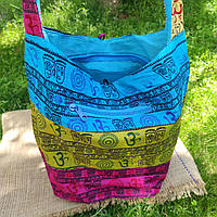 Тканевая сумка через плечо - сумка цветная в восточном стиле