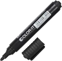 Маркер перманентний (3.0мм, чорний) Color-it Diamont 8004