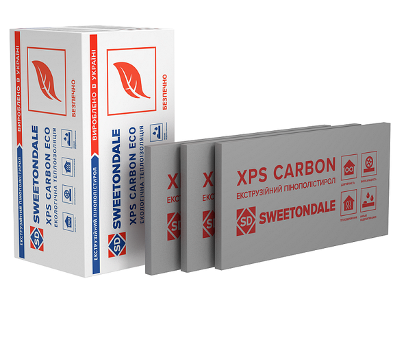 Купить Плита полистирольная экструзионная CARBON ECO 1200х600х20, цена ...