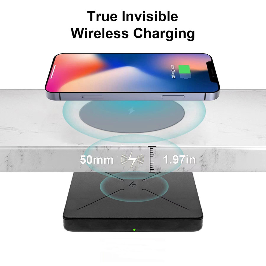 Встраиваемая беспроводная зарядка Invisible XE50 50mm/10w зарядное ...