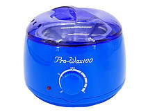 Воскоплав для депіляції баночний Pro wax 100 Синій