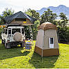 Намет душ/туалет Naturehike Shower Tent NH21ZP005 (Brown), фото 9