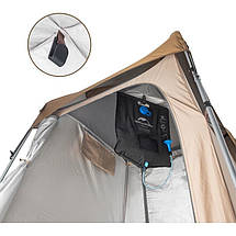 Намет душ/туалет Naturehike Shower Tent NH21ZP005 (Brown), фото 4