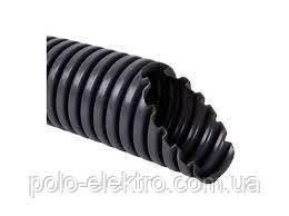 Труба гофрована d16 з протяжкою 320N чорна КОПОС