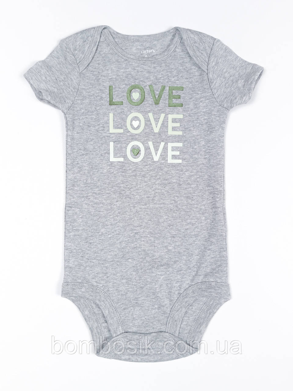 Бодік з коротким рукавом для хлопчика Картерс, 12м (72-76см), фото 1