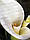 Вінілова наклейка на холодильник Білі Кали (самоклеюча плівка ПВХ) квіти пальми Зелений 600*1800 мм, фото 4