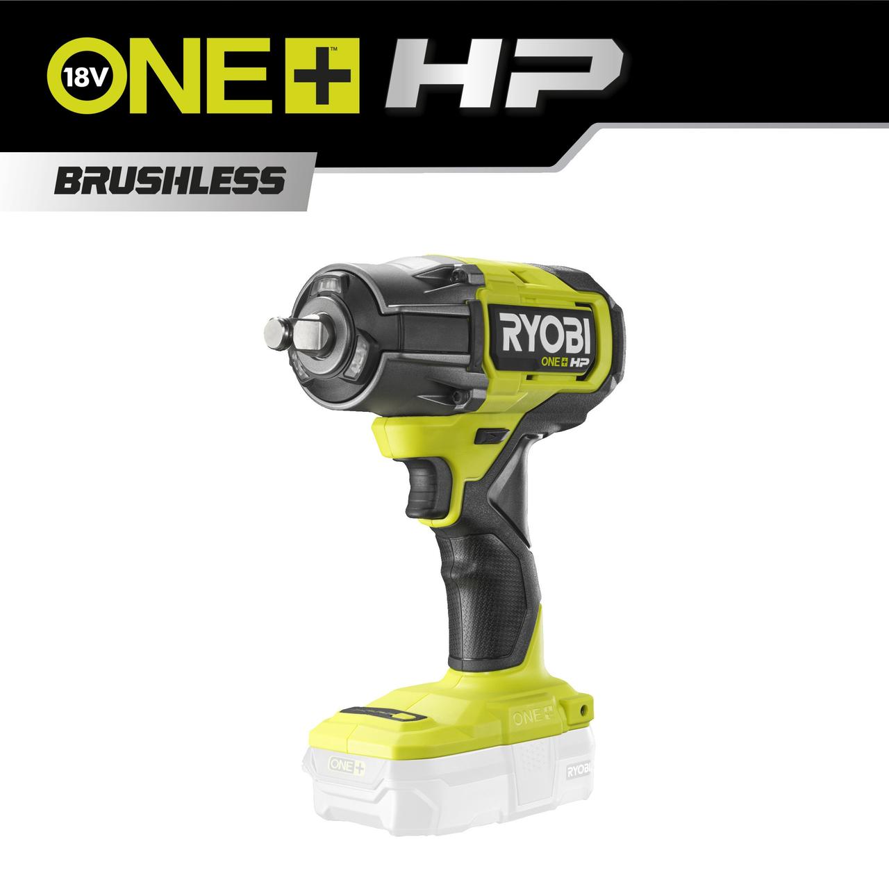RYOBI RIW18X-0 ONE+, 18 В Акумуляторний HP безщітковий ударний гайковерт