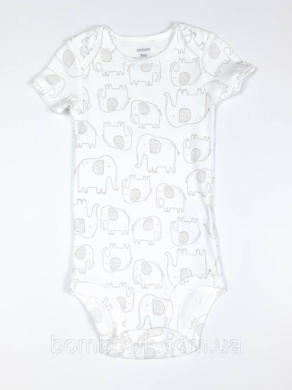 Бодік з коротким рукавом для хлопчика Картерс, 9м (69-72см), фото 1