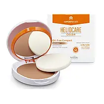 Сонцезахисна компактна пудра на водній основі SPF50 (Brown/ Темна) Heliocare Cantabria 10 г