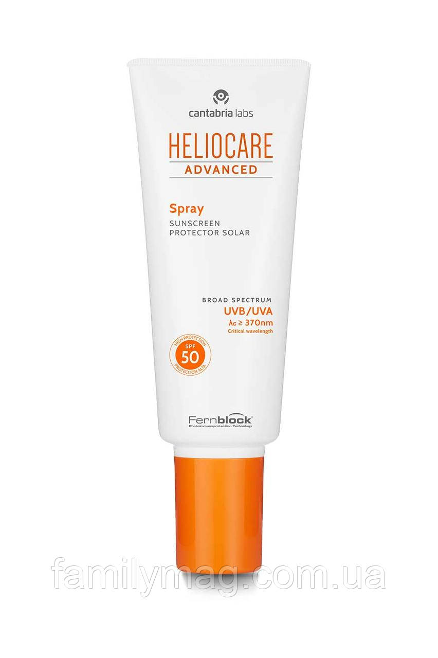 Сонцезахисний спрей для тіла SPF 50 Advanced Spray Heliocare Cantabria Labs 200 мл