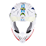 Мотошолом Scorpion VX-22 Air Ares біло-синьо-червоний, фото 2