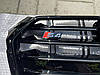 Решітка радіатора Audi A4 B9 стиль S4 (чорна) Black Optics Package, фото 8