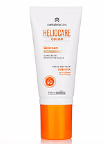 Тональний сонцезахисний гель-крем із SPF 50 (Light) Color Gelcream Heliocare 50 мл