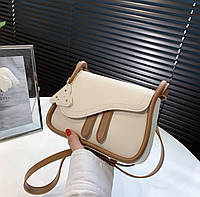 Женская сумка Экокожа 21х19х8 см. 5033 коричневая