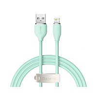 Кабель Baseus Jelly Liquid Silica Gel Lightning 2.4A (1.2m) Green