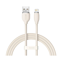 Кабель Baseus Jelly Liquid Silica Gel Lightning 2.4A (1.2m) Pink