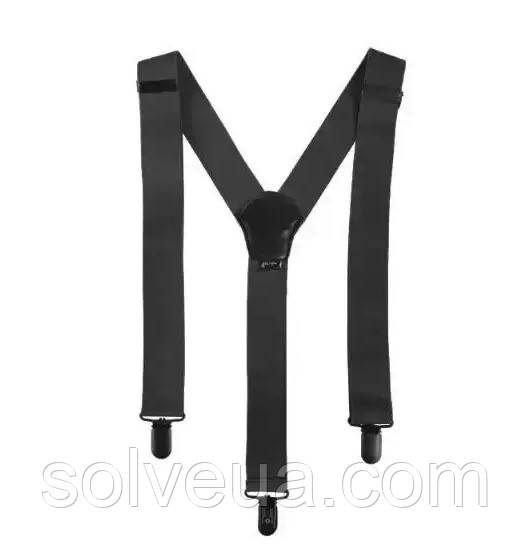 Підтяжки для штанів Mil-tec 13184002 армійські чорні.solve