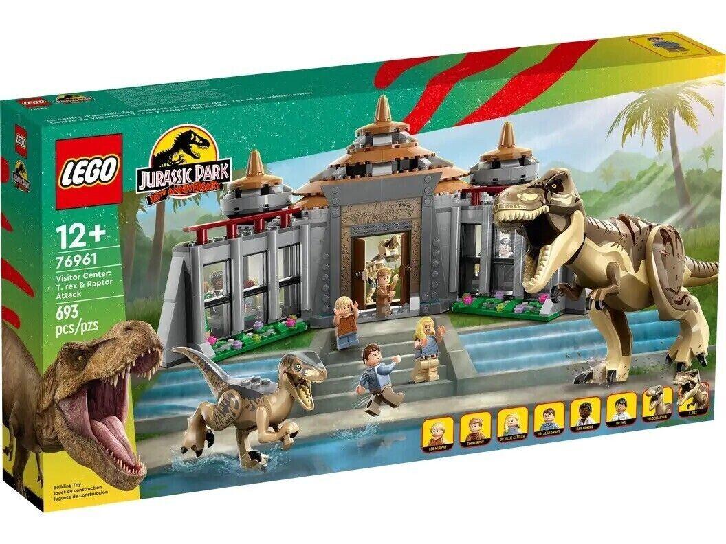 Lego Jurassic World Центр для відвідувачів: Атака тиранозавра та раптора 76961, фото 1