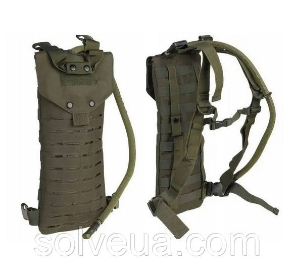 Рюкзак + гідратор для води MIL-TEC 14543001 laser CUT HYDRATION 2.5L.solve