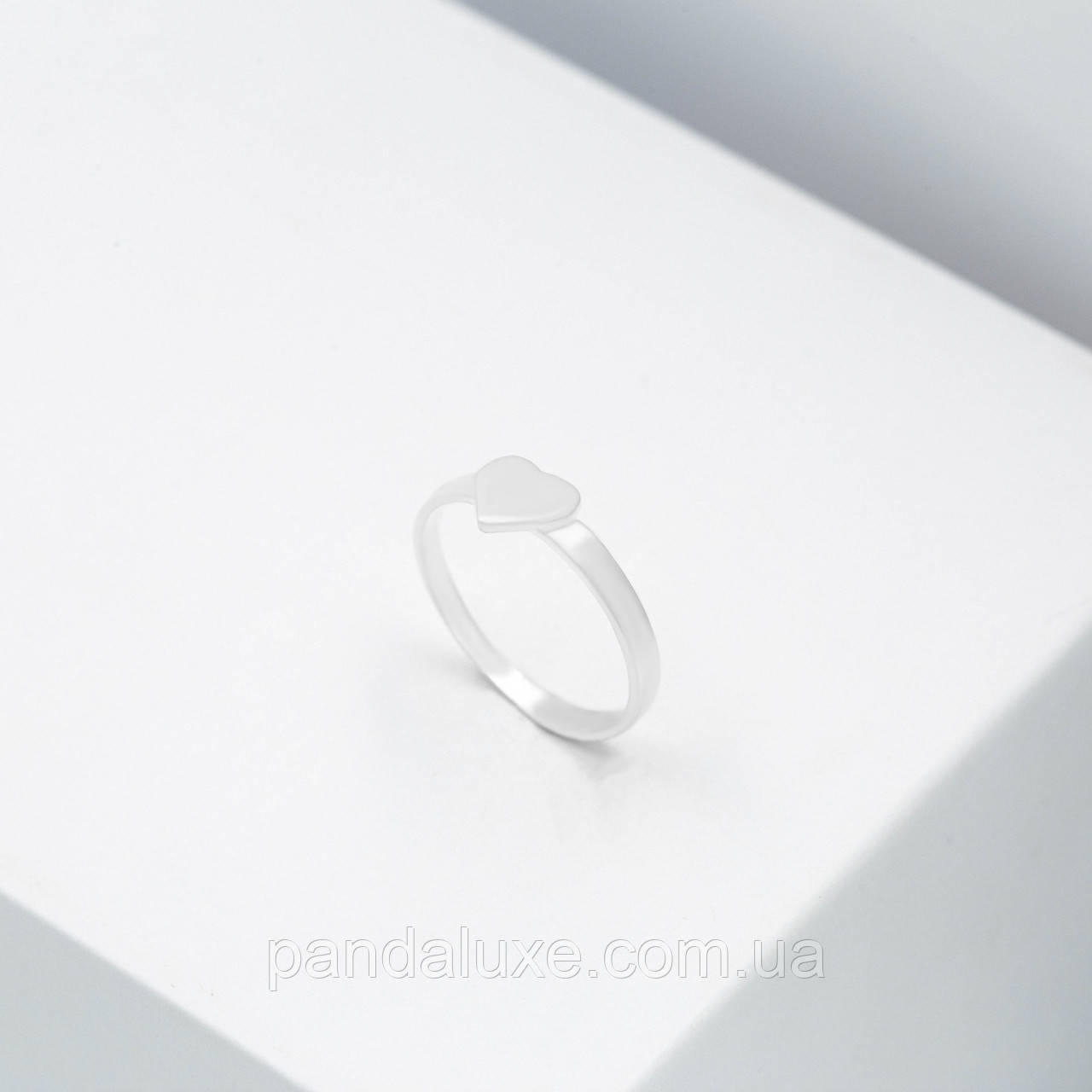 Срібна каблучка Сердечко срібло 925 проби серце