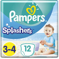 Підгузок Pampers для плавання Splashers Розмір 3-4 (6-11 кг) 12 шт (8001090698346)