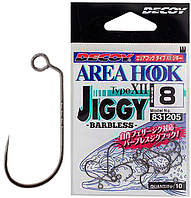 Крючок Decoy AH-12 Area Hook Jiggy 08, 10 шт/уп (117521) 1562.08.74