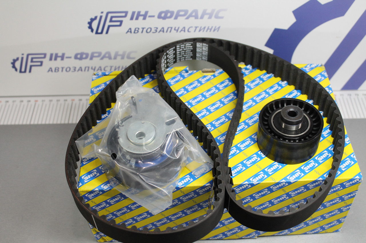 Комплект ременя ГРМ SNR Citroen Berlingo, C3, C4; Peugeot Partner, 206, 307 1.6i 2001-