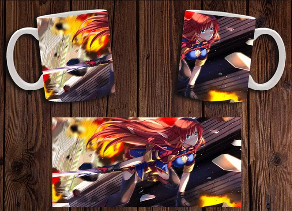 Чашка белая керамическая с принтом "Re:Creators" Відтворювачі ABC, фото 1