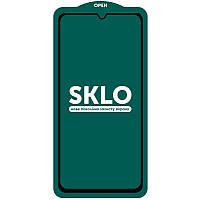 Закаленное защитное стекло SKLO 5D 9H Full Glue для Samsung Galaxy A24 4G (тех.пак) Черный