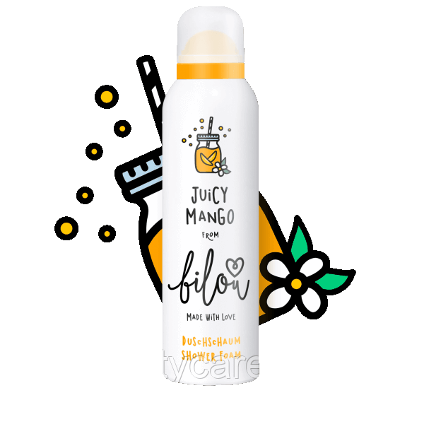 Пінка для душу Bilou Creamy Mandarin (кремовий мандарин), 200ml